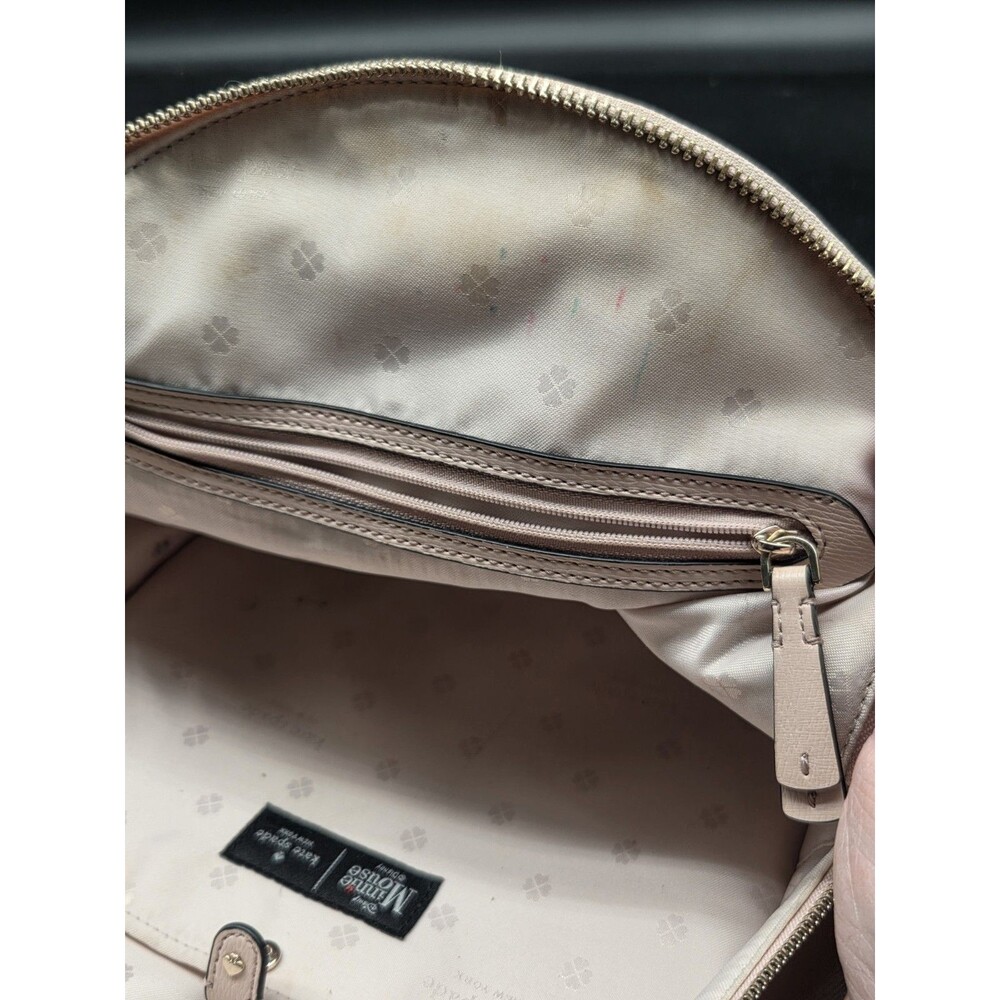 Kate Spade x Disney Minnie Mouse Medium Black and Pink Backpack - Picture 13 of 16